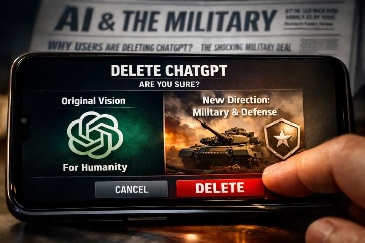 Log ChatGPT Kyun Delete Kar Rahe Hain? OpenAI aur Military Deal ka Sach!